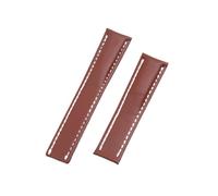 LUGEMA Correa De Reloj De Cuero Genuino Compatible Con Breitling Super Ocean Challenger Aviation Timing Black Bird Bamboo De 22 Mm Y 24 Mm.(Coal Black,22MM_NO BUCKLE)