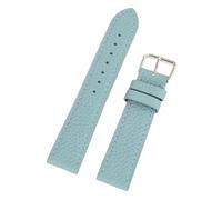 LUGEMA Correa De Reloj De Cuero Genuino Con Patrón De Lichi, Correa De Reloj De Liberación Rápida, Accesorios De 16 Mm, 18 Mm, 19 Mm, 20 Mm Y 22 Mm.(Green,20mm)