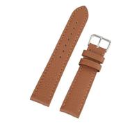 LUGEMA Correa De Reloj De Cuero Genuino Con Patrón De Lichi, Correa De Reloj De Liberación Rápida, Accesorios De 16 Mm, 18 Mm, 19 Mm, 20 Mm Y 22 Mm.(Brown,18mm)