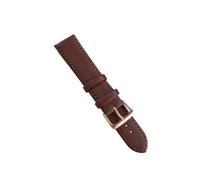 LUGEMA Correa de reloj de cuero PU Simple 8 10 12 14 1416 18 20 22 24mm correa suave accesorios de reloj de pulsera hombres mujeres de alta calidad(Brown,8mm)