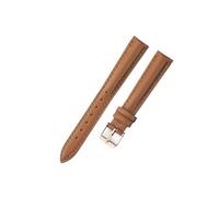 LUGEMA Correa De Reloj De Cuero Suave, Accesorios, Verde, Morado, Duradera, Genuina, 10 Mm, 12 Mm, 14 Mm, 16 Mm, 18 Mm-24 Mm(Light brown-rose,20mm)