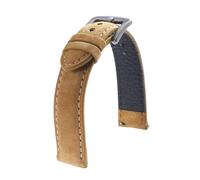 LUGEMA Correa De Reloj De Gamuza Duradera, Correa De Cuero De Liberación Rápida De 18 Mm, 19 Mm, 20 Mm Y 22 Mm Con Hebilla De Acero Inoxidable For Hombre.(Tan,18mm)