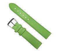 LUGEMA Correa de reloj de moda Universal Writst Watch Band Watch Srtap Leather New Hot 10/12/14/16/18/20/22/24mm(Green,24mm)