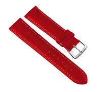 LUGEMA Correa de reloj de moda Universal Writst Watch Band Watch Srtap Leather New Hot 10/12/14/16/18/20/22/24mm(Red,12mm)