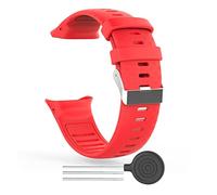 LUGEMA Correa de silicona Compatible con Polar Vantage V Reloj Bandas Correa de Reloj Bracelet de Montre Pasek DO ZEGARKA(Red)