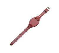 LUGEMA Correas De Piel De Vaca Compatibles Con Fossil ES4045, ES4114, ES4113, ES3838, ES3625 Y ES3616, Resistentes Al Sudor, De 18 Mm.(Red(PW),Rose-K1-18mm)