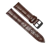 LUGEMA Correas De Reloj De Cuero Genuino De 16 Mm, 18 Mm, 20 Mm, 22 Mm Y 24 Mm Con Hebilla De Acero.(Brown-BK,12mm)