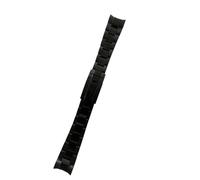 LUGEMA Mira la pulsera compatible con Rolex. SUBMARINISTA Yate-master Tonera Banda de reloj de reloj de reloj de reloj de reloj de acero inoxidable sólido (Color : Black, Size : 21mm Without Logo)