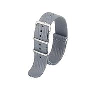 LUGEMA Nylon Watch Band Wamkband Correa de cuero 18mm 20 mm 22 mm 24mm de reloj Accesorios de acero inoxidable Hombres Mujer de(Multicolor,20mm)