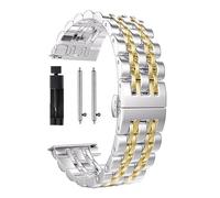 LUGEMA Pulsera de acero inoxidable compatible con Samsung Galaxy Watch 3 Lte 4 Pulsera de correa de 1mm 45mm for Gear Sport / S2 S3 S3 42mm 46mm 20mm 22mm bandas(Colorful,For S3 Classic)