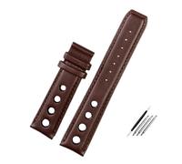 LUGEMA Pulsera De Cuero Genuino Compatible Con Tissot 1853 Sports Watchband Racing PRS516 T91. Correa De Piel De Vaca De 20 Mm.(Brown no)