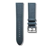 LUGEMA Reloj de cuero genuino Bandas Pulsera Lanzamiento rápido Barato de becerro Reemplazo Reloj Correa Compatible con mujeres Hombres 18 20mm 22mm(Celestial Teal,20mm)