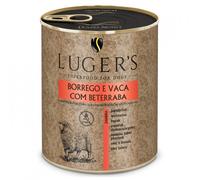 Luger's comida húmeda para perros - Cordero y buey con remolacha - Cantidad: 800 g