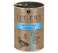 Luger's comida húmeda para perros - Pato con buey y manzana - Cantidad: 400 g