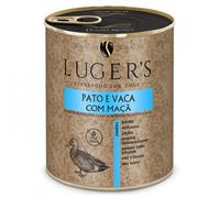 Luger's comida húmeda para perros - Pato con buey y manzana - Cantidad: 800 g
