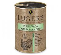 Luger's comida húmeda para perros - Pavo y buey con camote - Cantidad: 400 g