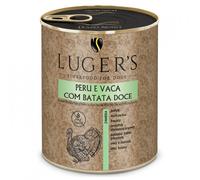 Luger's comida húmeda para perros - Pavo y buey con camote - Cantidad: 800 g