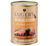 Luger's On Special Occasion - Comida húmeda para perros adultos - Pollo con espinacas - Cantidad: 400 g