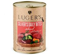 Luger's Silver's Daily Bites - Comida húmeda para perros mayores - Buey, zanahoria y brócoli - Cantidad: 400 g