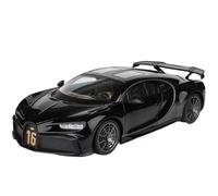 LUgez Coche Fundido a Escala 1:18 para Bugatti Chiron Pur Sport Supercar Coche en Miniatura de aleación Modelo de Coche Fundido a presión con Sonido y luz Vehículo Modelo Coleccionable (Color : B)