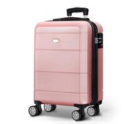 LUGG Jetset - Juego de Maletas de Viaje de 38.1 cm, 50.8 cm, 71.1 cm, 40 cm y 3 Piezas, Fuerte y Ligero con Bloqueo Seguro TSA, Ruedas Suaves de 360°, Bolsillos internos, Aprobado por aerolíneas, Oro