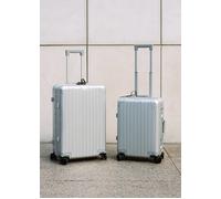 LUGGAGE ALUMINIUM - Maleta Rígida De Aluminio Con Doble Cierre TSA Y Ruedas Multidireccionales Set: S Y M