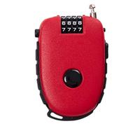 Luggage Cable Lock, Retractable 4-Digit Combination Wire Lock for School, Gym, Locker, Luggage, Suitcase, Helmet, Backpack, Camera, Kayak Security