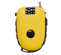 Luggage Combination Lock, 9.5x6.5x2.2cm Retractable Wire Cable, 4-Digit Security for Locker Camera Kayak Helmet, Traveling, Hiking, Storage, Security