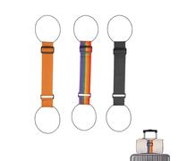 Luggage Connector Straps for Suitcases, Adjustable Bungee Belt to Connect Two Suitcases, Travel Essentials for Carry-On & Checked Luggage (All)