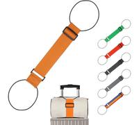 Luggage Connector Straps-Multi Use Strong Adjustable Luggage Connector Straps Adjustable Bungee for Securing & Stacking Easy to Carry Your Extra Bags Connect Two Suitcases (Orange,2pcs)