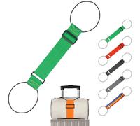 Luggage Connector Straps-Multi Use Strong Adjustable Luggage Connector Straps Adjustable Bungee for Securing & Stacking Easy to Carry Your Extra Bags Connect Two Suitcases (Green,2pcs)