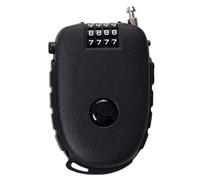 Luggage Locks Long Cable - ABS + Steel Wire Rope 3.74 Inch | Retractable Cable Lock | Combination Retractable Travel Cablе Lock | 4 Digit Combination Steel Cablе Locĸ Portable Luggage Locks for Suitca