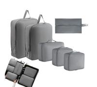 Luggage Packing Organizers - 6 Pieces Polyester Breathable Storage Pouch, Packing Organizers Bags | Expandable Lightweight Travel Cubes For Men, Women, Boys, Girls, Youth, Teens, Wife Clothing
