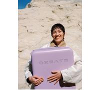 LUGGAGE STUDIO - Maleta Rígida De Policarbonato Con Candado TSA Y Ruedas Multidireccionales Lavanda