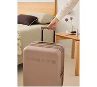 LUGGAGE STUDIO - Maleta Rígida De Policarbonato Con Candado TSA Y Ruedas Multidireccionales Moca