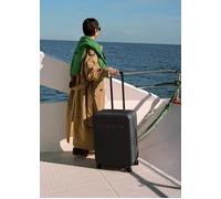 LUGGAGE STUDIO - Maleta Rígida De Policarbonato Con Candado TSA Y Ruedas Multidireccionales Negro