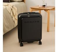 LUGGAGE STUDIO POCKET - Maleta Rígida De Policarbonato Apta Para Aerolíneas Low Cost Con Candado TSA Negro