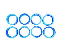 Luggage Suitcase Wheels Cover Silicone Noise Reducing Luggage Wheels Protector Cover Easy To Install Durable Silicone Material For Travel Accessories Home Use 8PCS (Dopamine Blue)