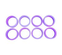 Luggage Suitcase Wheels Cover Silicone Noise Reducing Luggage Wheels Protector Cover Easy To Install Durable Silicone Material For Travel Accessories Home Use 8PCS (Dopamine Purple)