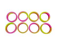 Luggage Suitcase Wheels Cover Silicone Noise Reducing Luggage Wheels Protector Cover Easy To Install Durable Silicone Material For Travel Accessories Home Use 8PCS (Dopamine Green)