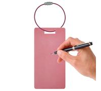 Luggage Tags For Suitcases,Long-Lasting Label Identifiers - Name Tags For Luggage | For Women Men Adults Plane Airplane Cruise Ships Business Trip High-Speed Rail Train Going Abroad