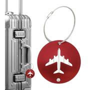 Luggage Tags - Round Name Travel Labels For Suitcase Backpack Identificatio