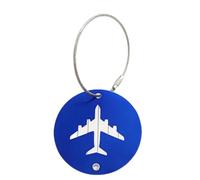 Luggage Tags - Round Name Travel Labels For Suitcase Backpack Identificatio