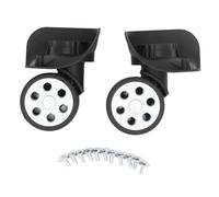 Luggage Wheels Universal Whock Shock Absorbing Reemplazo Malasa Caster para la Maleta de Viaje 2 PCS