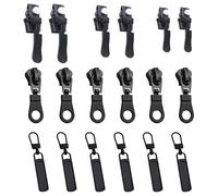 Luggage Zipper Pull Replacement, Detachable Backpack Zipper Pulls, Coat Zipper Replacement, Zipper Slider Replacement, Black Zipper Head Replacement, Jacket Zipper Pull Replacement, Skirt Zipper