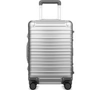 LUGGEX Maleta Aluminio de Viaje con Ruedas, Sin Cremallera Maletas de Cabina, 55 x 38 x 23 cm