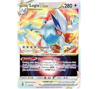 Lugia VSTAR 139/195 Rare VSTAR Pokemon Card (SWSH Silver Tempest) + 1 x TitanCards® Toploader