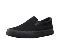 Lugz Clipper Classic Slip-on Canvas Sneaker, Zapatillas Mujer, Black, 37.5 EU Ancho