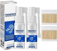 Luhaka Tinnidrop Tinnitus Relief Spray, 2023 Nuevo alivio de tinnitus para zumbido en los oídos, spray de cuidado de limpieza de cerumen, Detén el tinnitus (2 unidades)