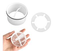 LUHOCIY Atrapa Pelos Ducha, Filtro Ducha Pelo, Filtro Desague Ducha, Adecuado para su Uso en Desagües de Cocinas y Baños para Atrapar el Pelo y Evitar Atascos por Restos de Comida